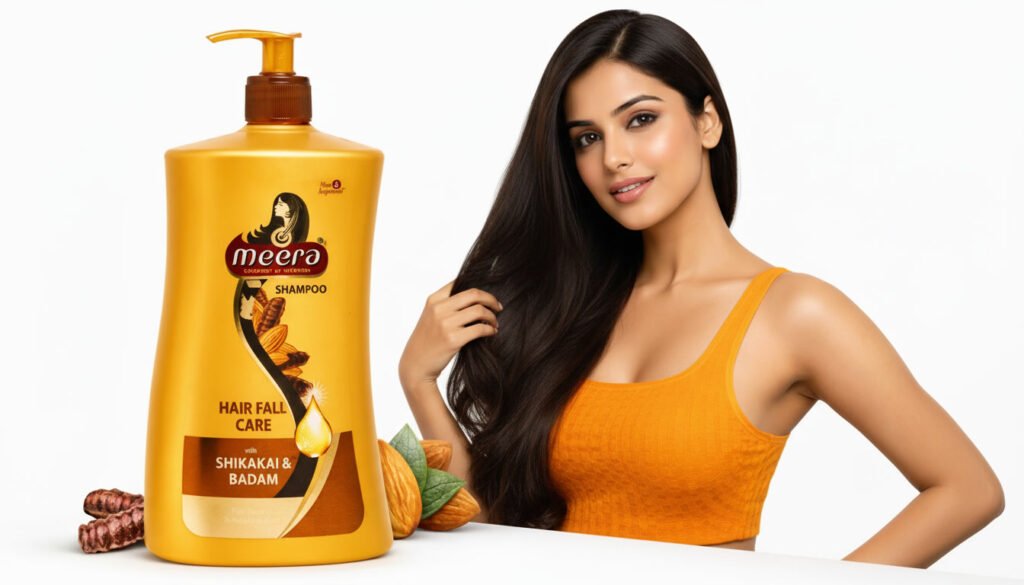 Indian woman worried about hair fall and thinning hair strands